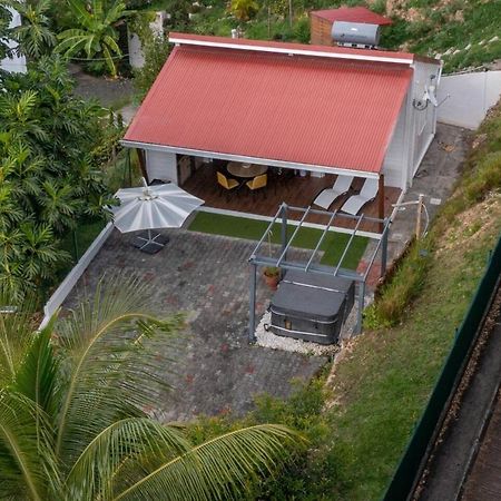 Bungalow Corossol Avec Jacuzzi Villa Le Gosier  Buitenkant foto